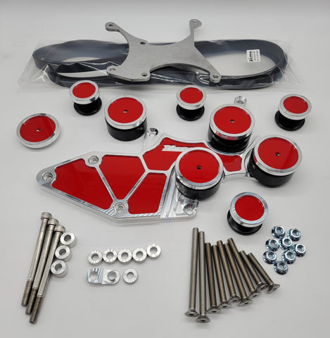CHEVROLET TRUCK 00-13 QUAD BILLET ALTERNATOR BRACKET ***DELUXE SET***