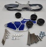 CHEVROLET TRUCK 00-13 QUAD BILLET ALTERNATOR BRACKET BASIC SET