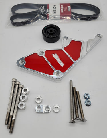 CHEVROLET TRUCK 00-13 DUAL BILLET ALTERNATOR BASIC BRACKET SET