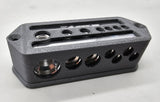 Cased 1/0 to 2-4 gauge and 4-8 gauge distribution blocks