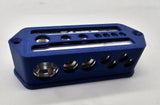 Cased 1/0 to 2-4 gauge and 4-8 gauge distribution blocks