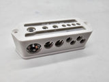 Cased 1/0 to 2-4 gauge and 4-8 gauge distribution blocks