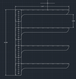 Modular back wall amplifier racks