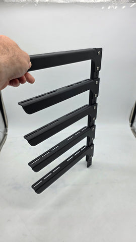 Modular back wall amplifier racks