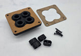 Speaker box terminal plates , wire pass through