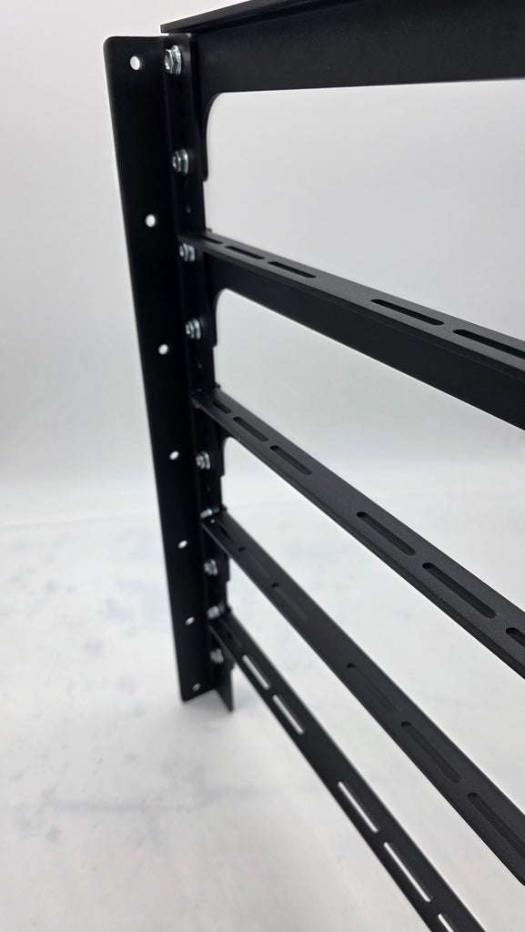 Modular back wall amplifier racks – Jim's Machineworx