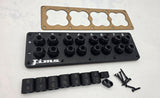 Speaker box terminal plates , wire pass through