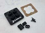Speaker box terminal plates , wire pass through