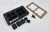 Speaker box terminal plates , wire pass through